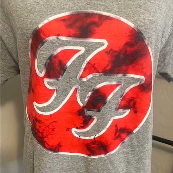 Foo Fighters Band Music Gray Red Graphic Shirt Concert Festival - Picture 2 of 7